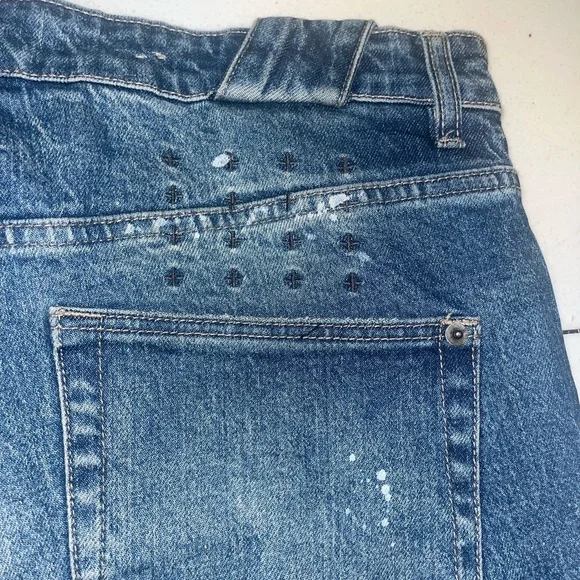 Ksubi Chitch Odyssey Denim Men's Distressed Blue Jeans Size 34